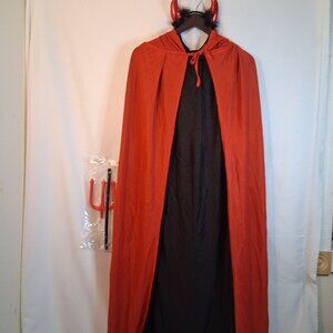 Adult Devil Cape Costume One Size